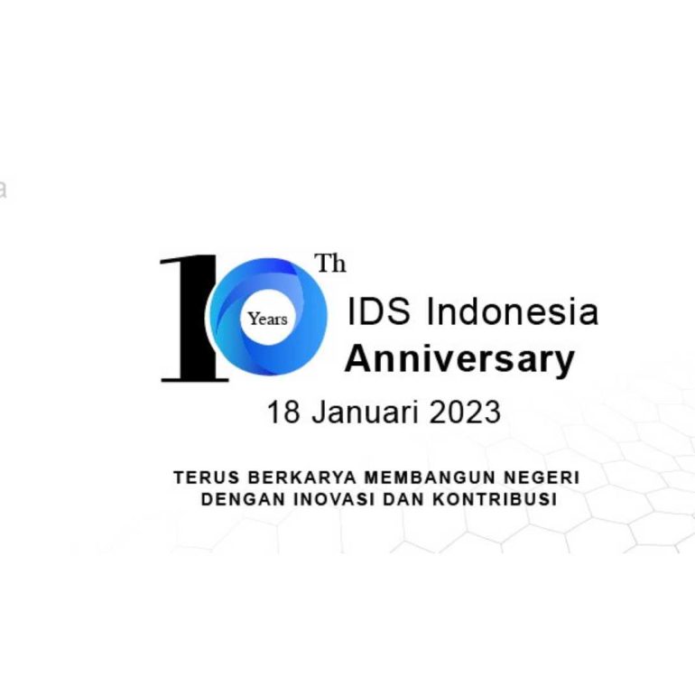  10th IDS Indonesia Anniversary - 18 January 2023 – IDS Indonesia Illustration 